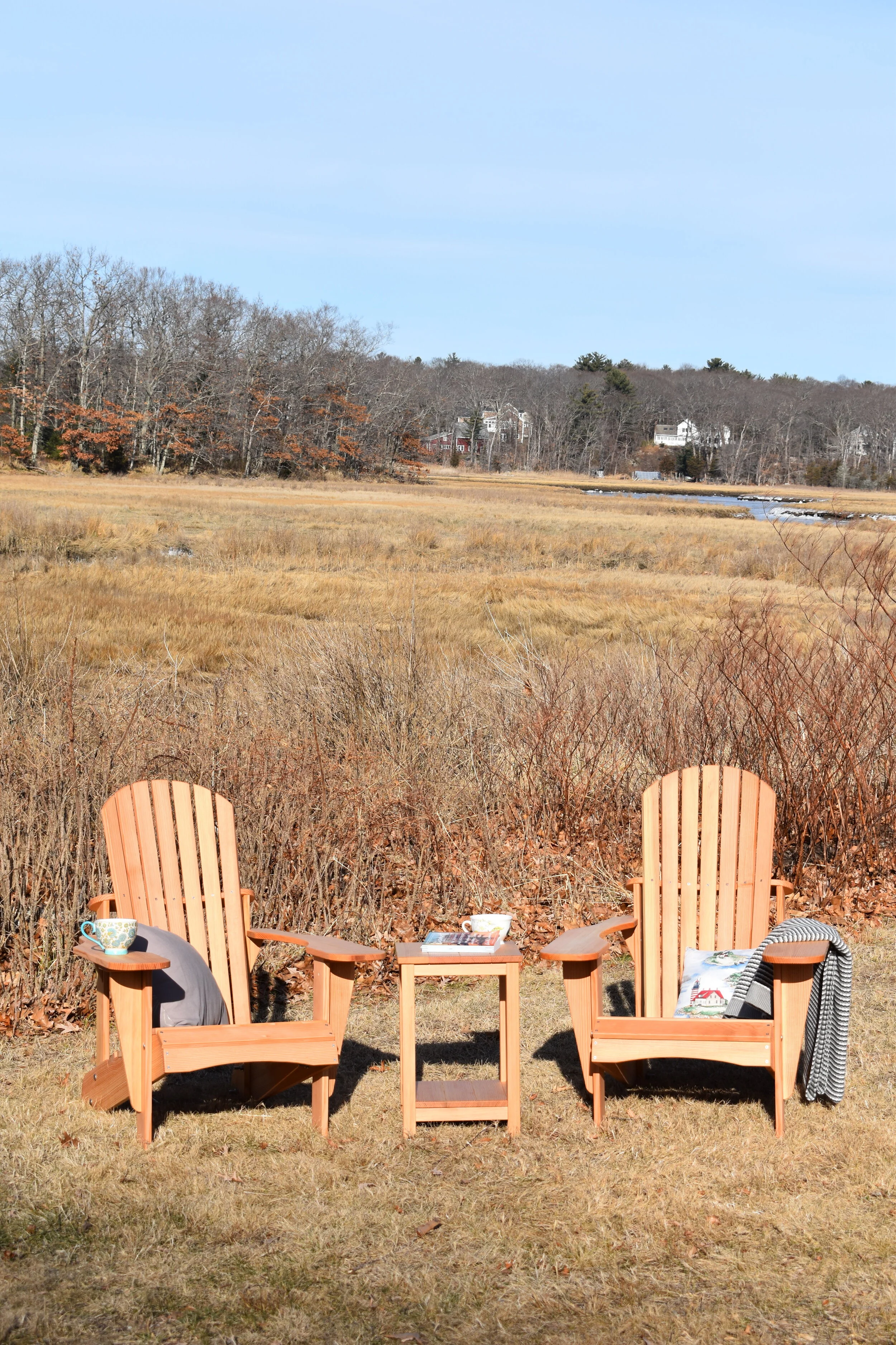 Adirondack Chair &amp; Table Set