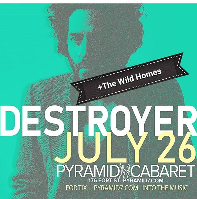 TONIGHT @pyramidcabaret 💜💜 We're on the bill with Pinc Lincolns and the incomparable DESTROYER!😎Unofficial poster by us 🤣 #thewildhomes #indiemusic #winnipeg #synthpop #manitobamusic #winnipegmusic #204 #manitobamusic #wpg #canadianindie #indie #