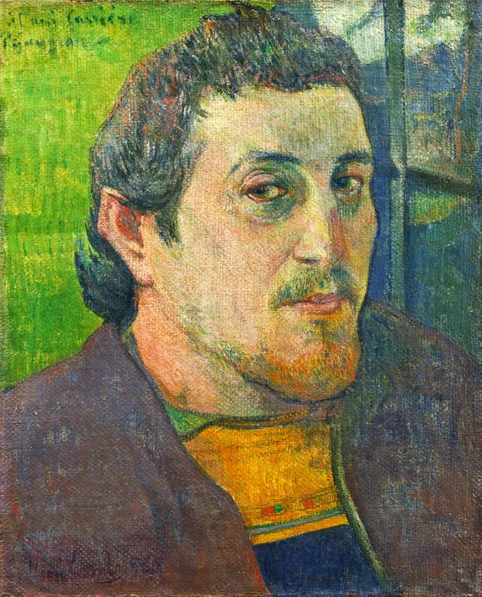 Paul Gaguin, Self-Portrait-Dedicated-to-Carriere , 1889