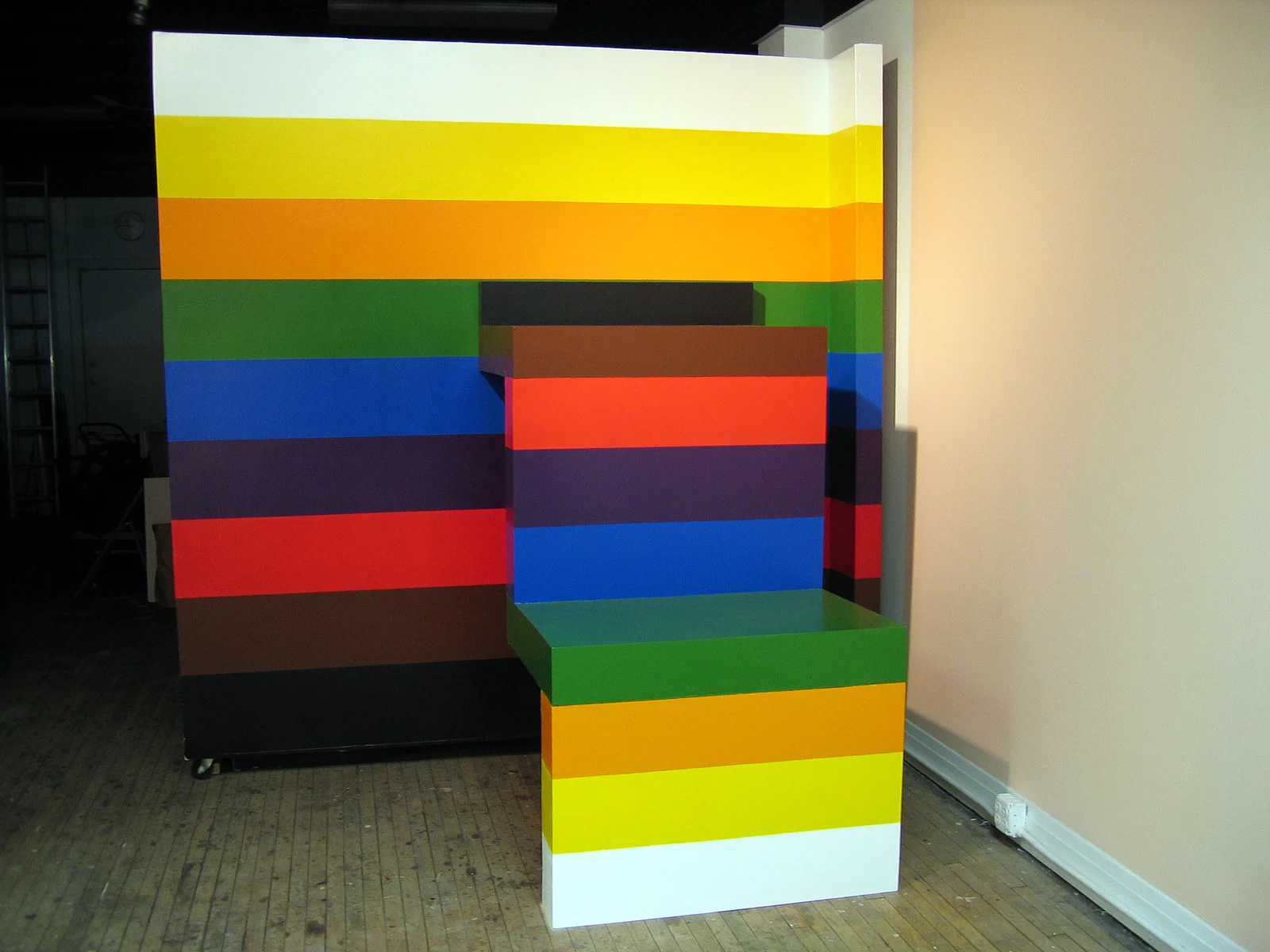 In Ascending Order of White, Yellow, Orange, Green, Blue, Purple, Red, Brown and Black