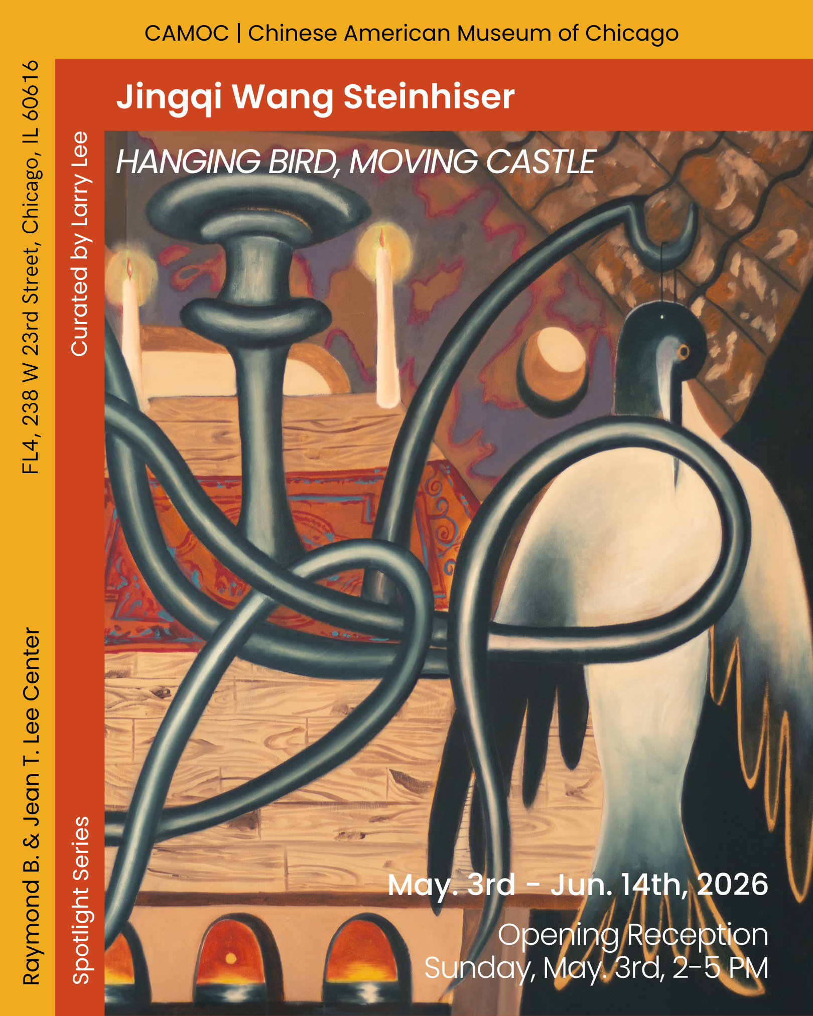 Jingqi Wang Steinhiser: HANGING BIRD, MOVING CASTLE