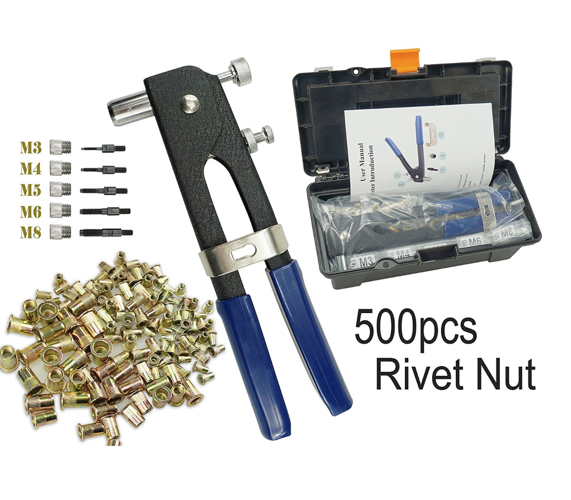 Heavy Duty Blind Rivet Nut Kit Set 