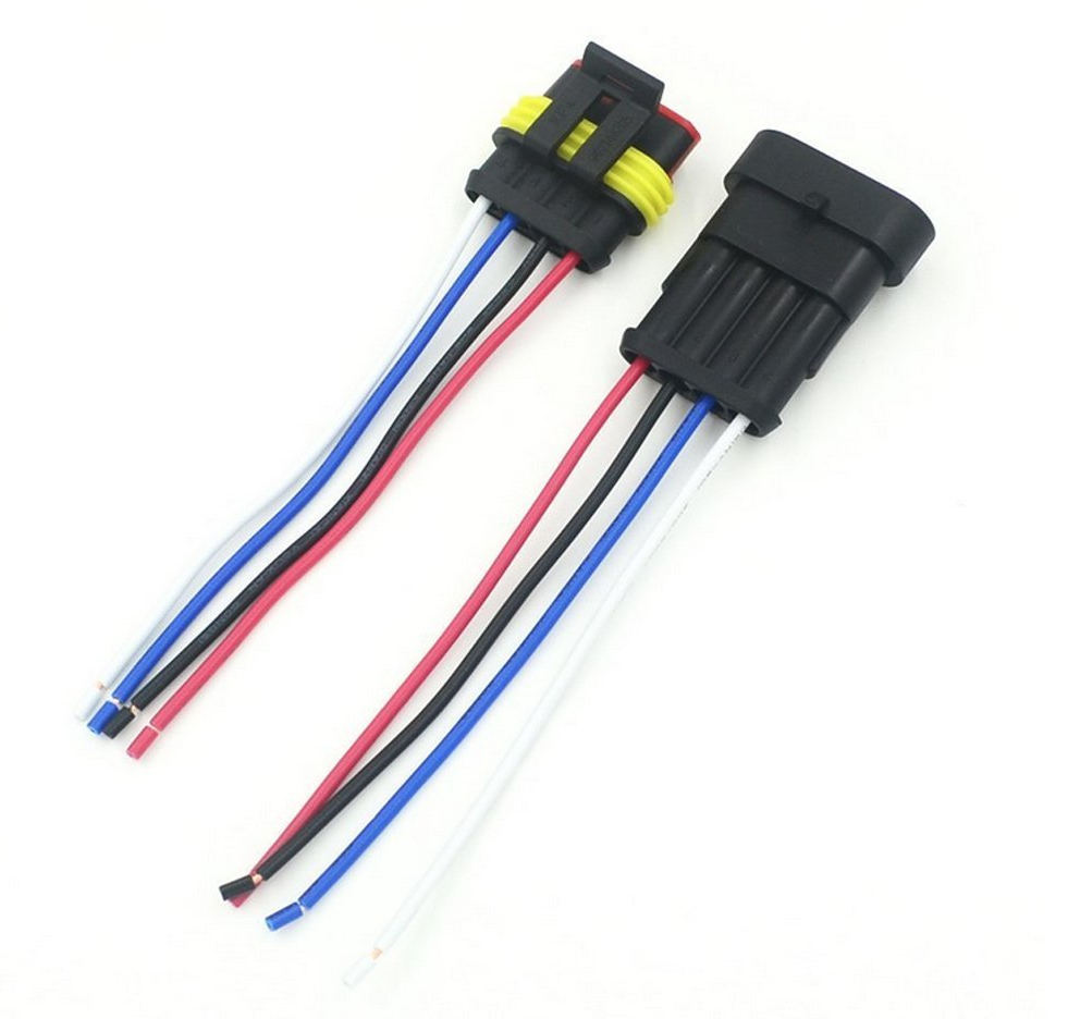  4 Pin Way Car Auto Waterproof Electrical Connector 