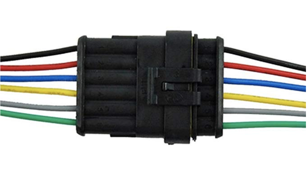 6 pin connector