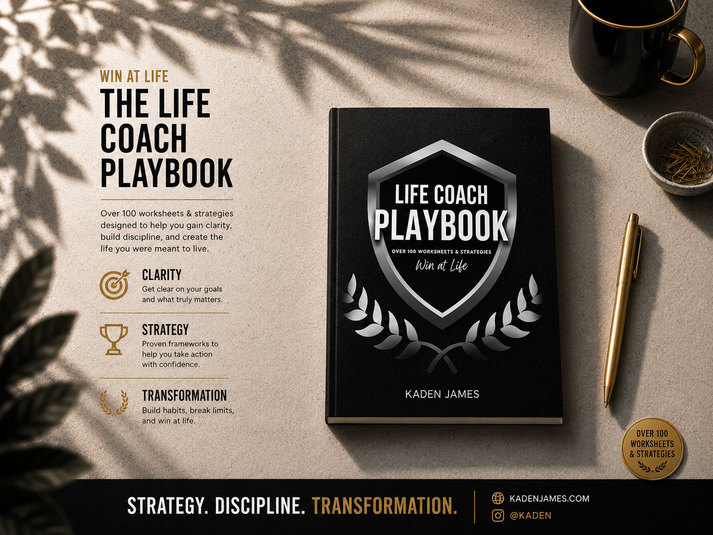 The Life Coach Playbook (Physical Copy)