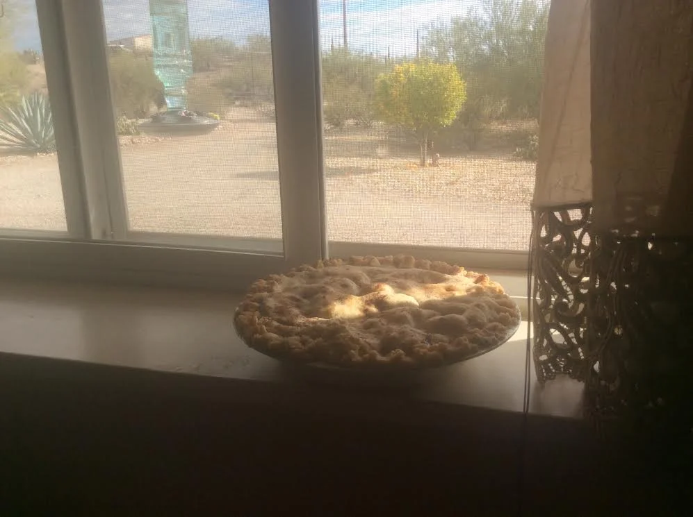 Nothin could be finer than a pie under the desert sky. I can smell it from here. Ahhhhhhhhhh!!!