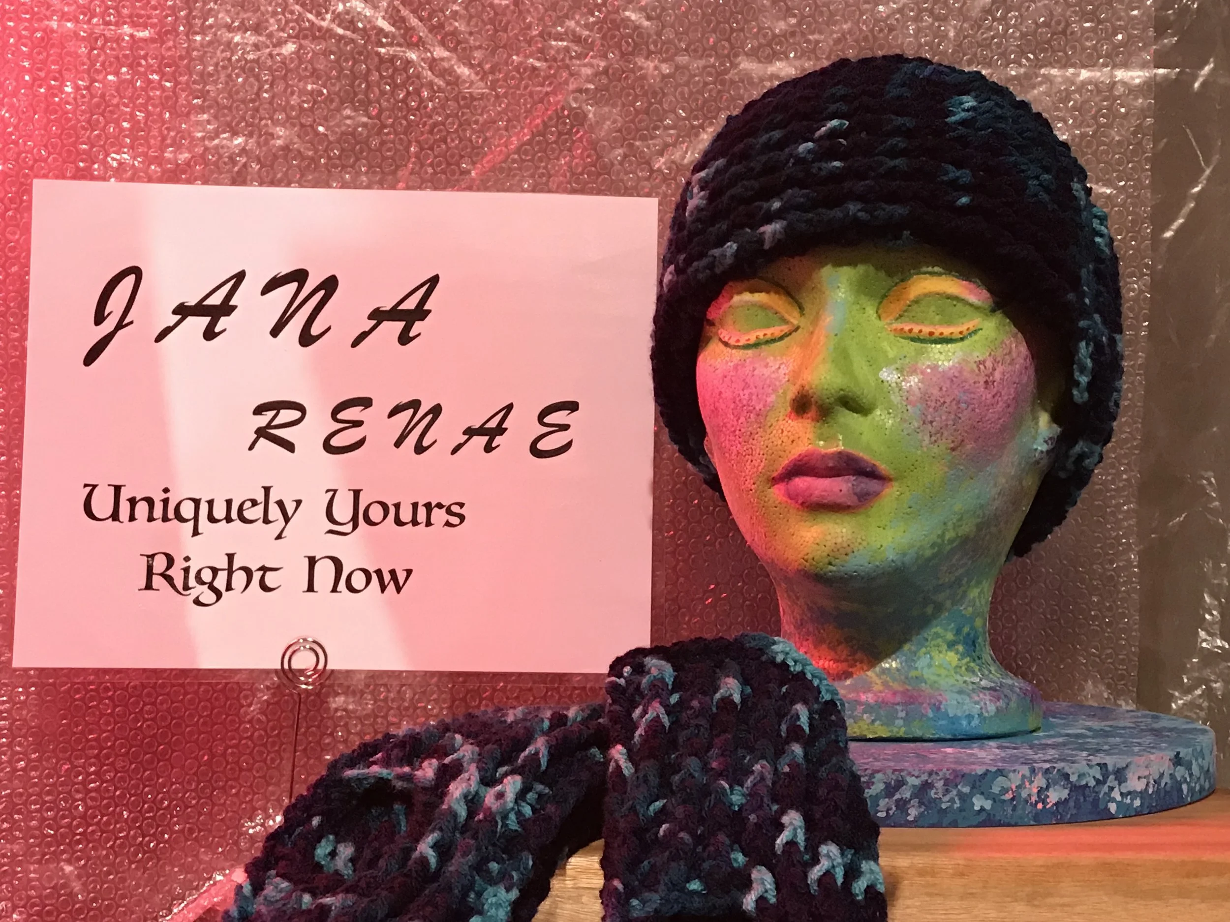 unique crocheted heirloom wearable art by Jana Renae. Shop Now