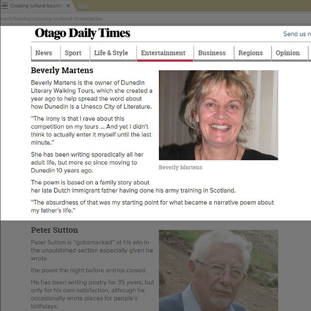 Shout out to The Distiller resident Beverly Martens for her feature in the @otagodailytimes