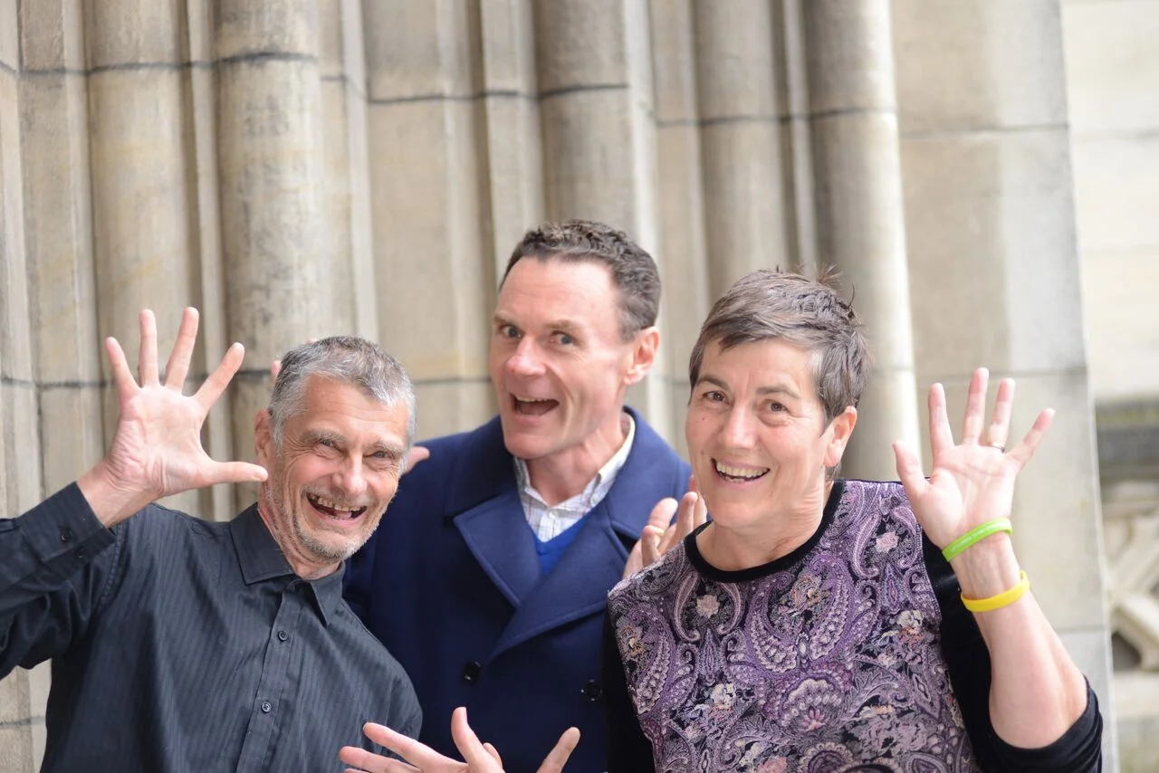 Chris Hilder (left), David Cohen (middle) and Rachel Elder (right).
