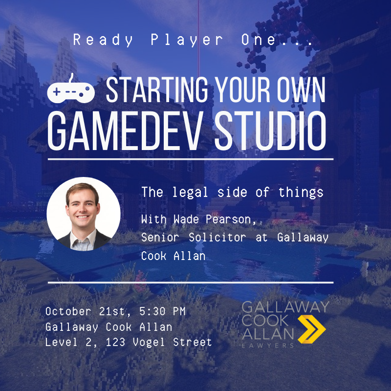Gallaway Cook Allan - Starting Your Own Gamedev Studio (The Legal Side of Things)