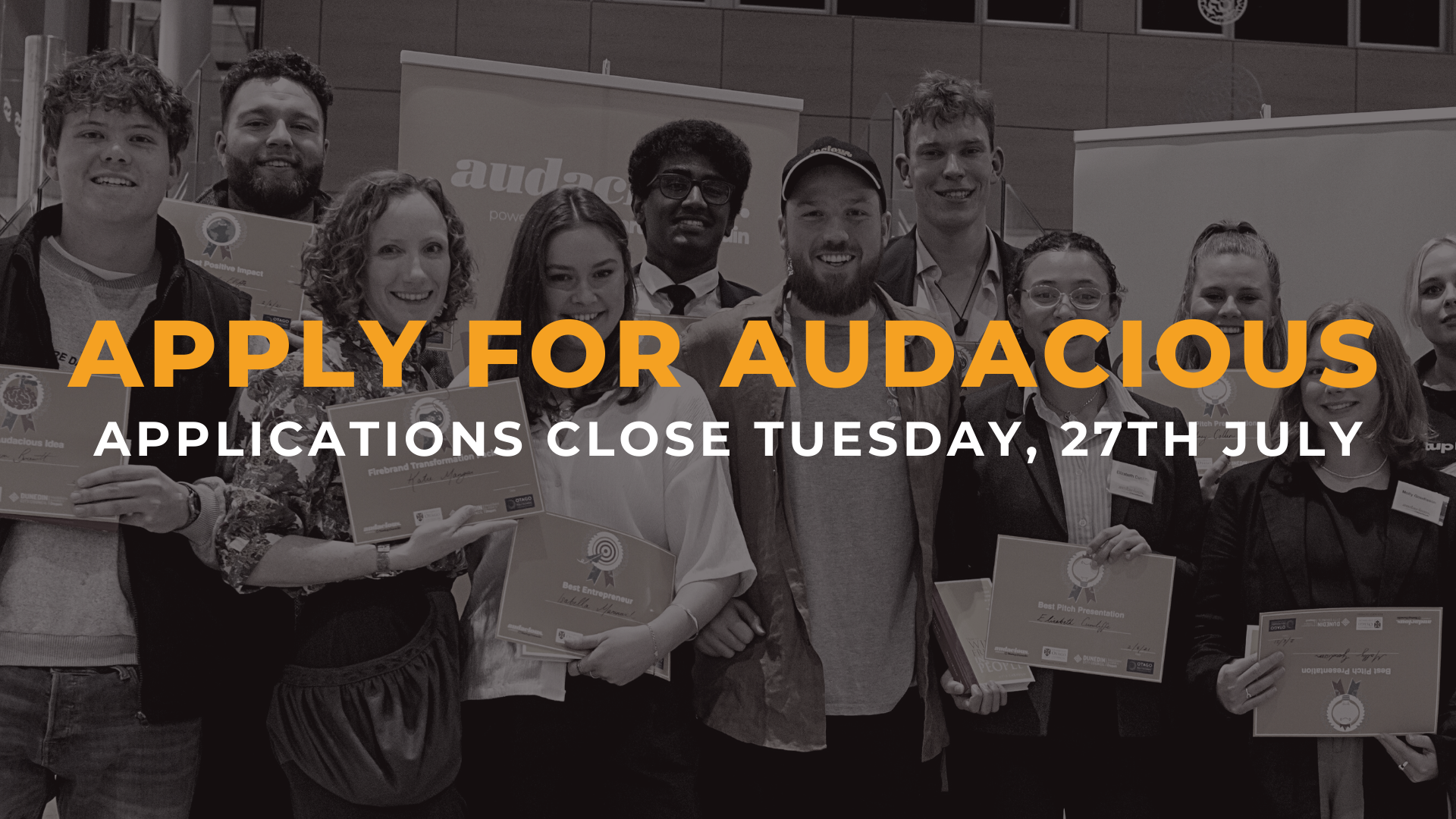 Semester 2: Audacious Applications Close!