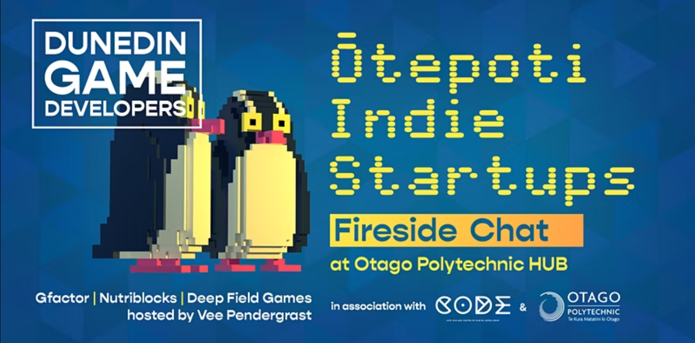 JUNE Dunedin Game Dev Meetup: Ōtepoti Indie Startups Fireside Chat