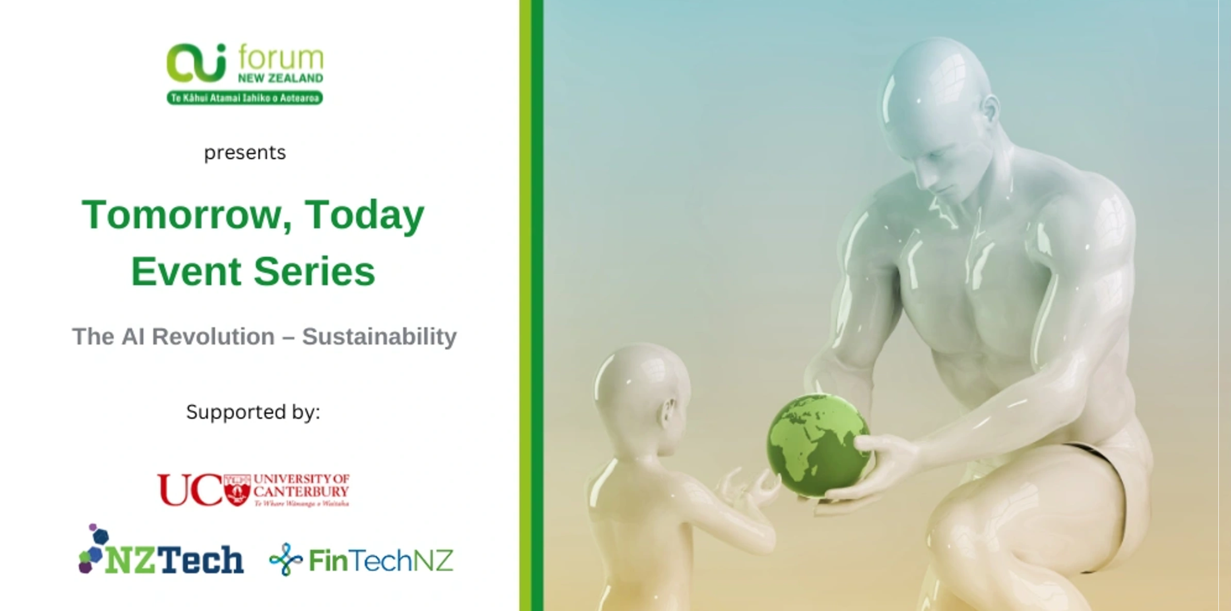 Tomorrow, Today, Event Series: The AI Revolution - Sustainability - VIRTUAL