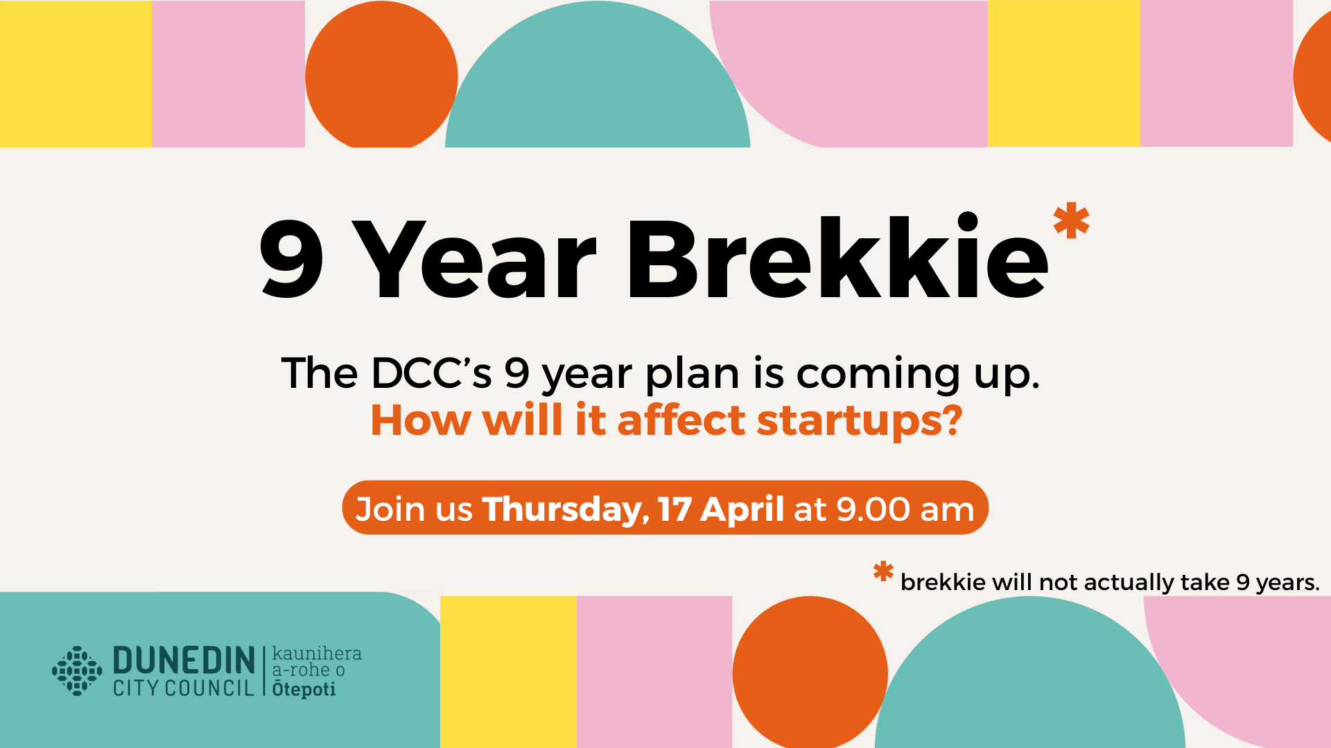 This Thursday: 9 Year Brekkie - Register your interest!