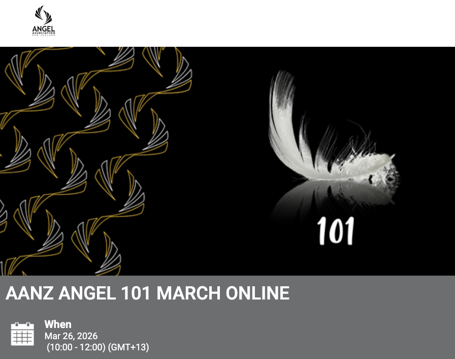 Angel 101 - AANZ Angel Investing Workshop [First cycle]