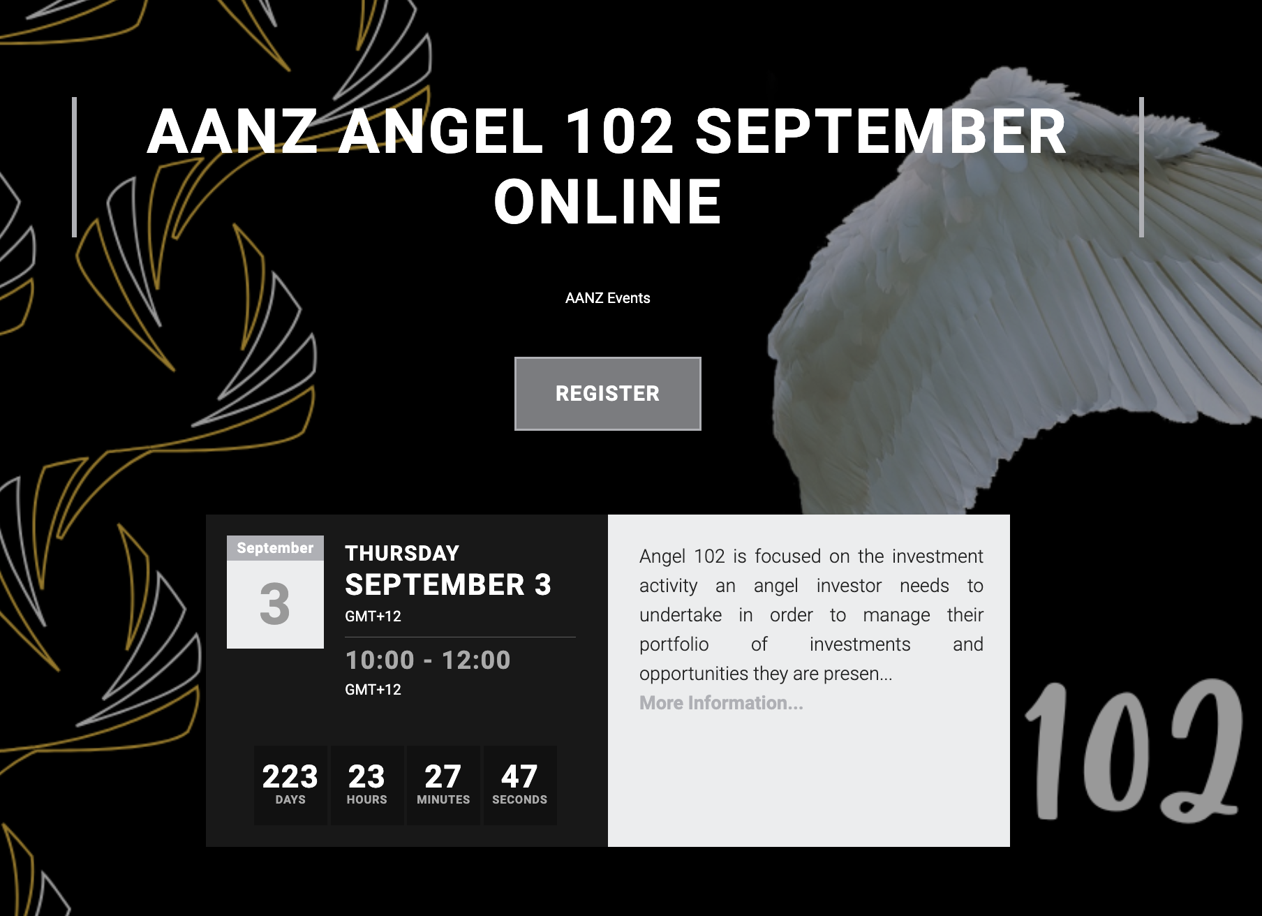 Angel 102 - AANZ Angel Investing Workshop [Second cycle]