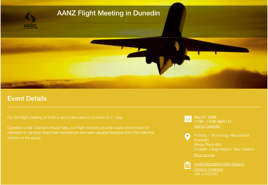 AANZ Flight Meeting in Dunedin