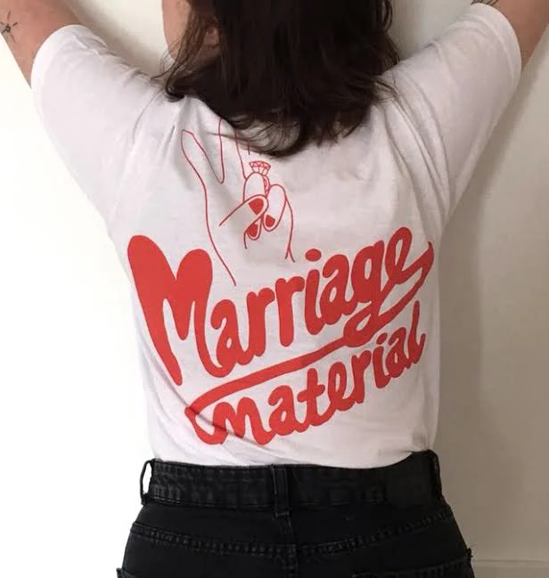 marriage material t shirt