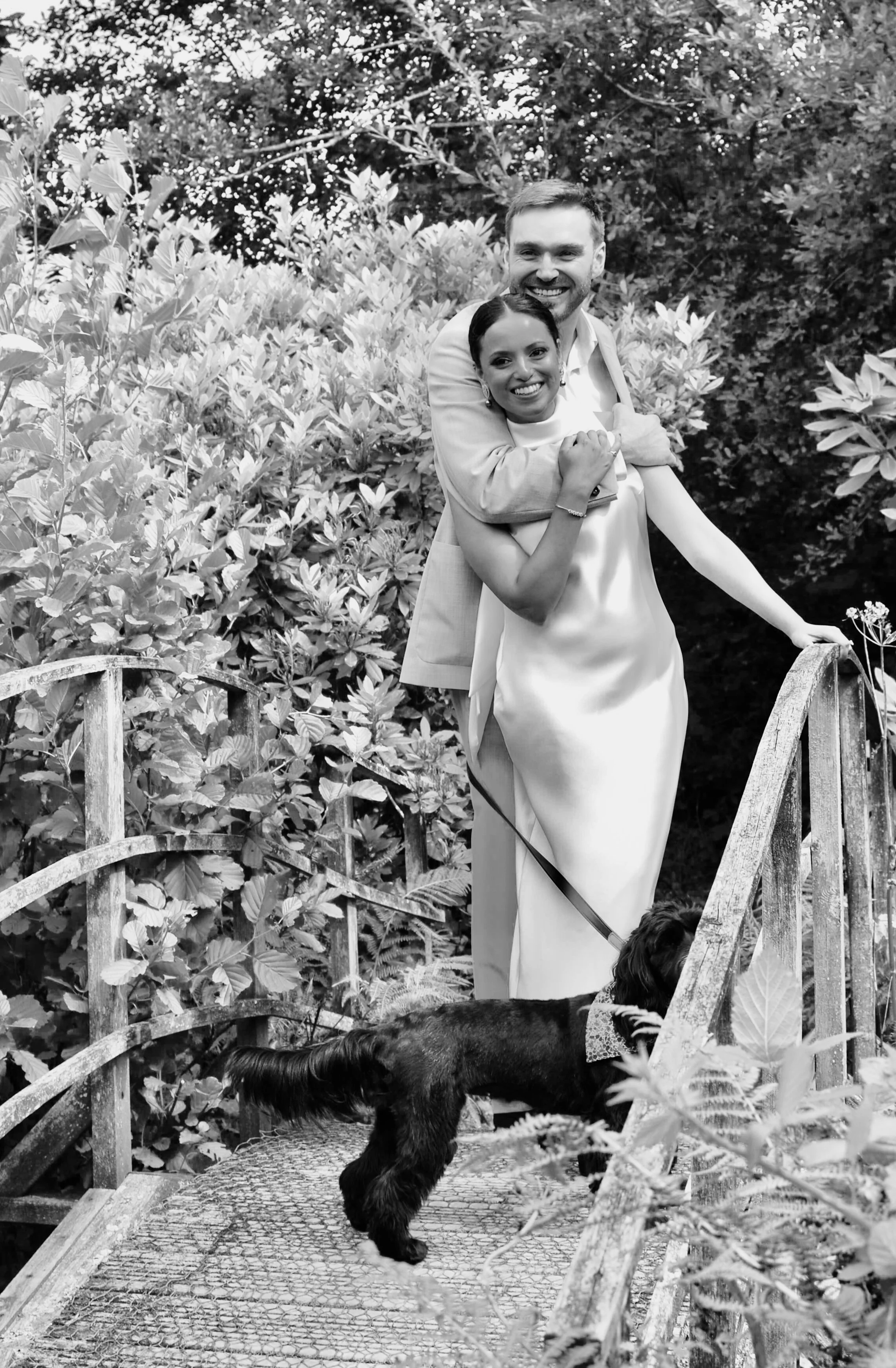 All You Need is Love (and a doggy bridesmaid): Lakshmi and Jack’s chic and understated big pivot of a wedding day that turned out just right.