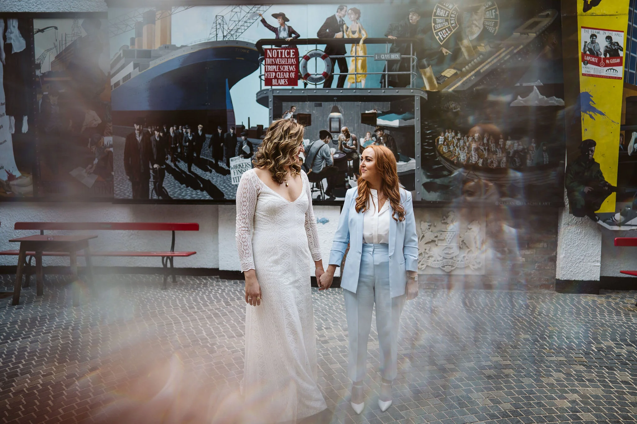 Romance, Refraction and Rescheduled Dates: Aoife and Connie's Belfast Microwedding