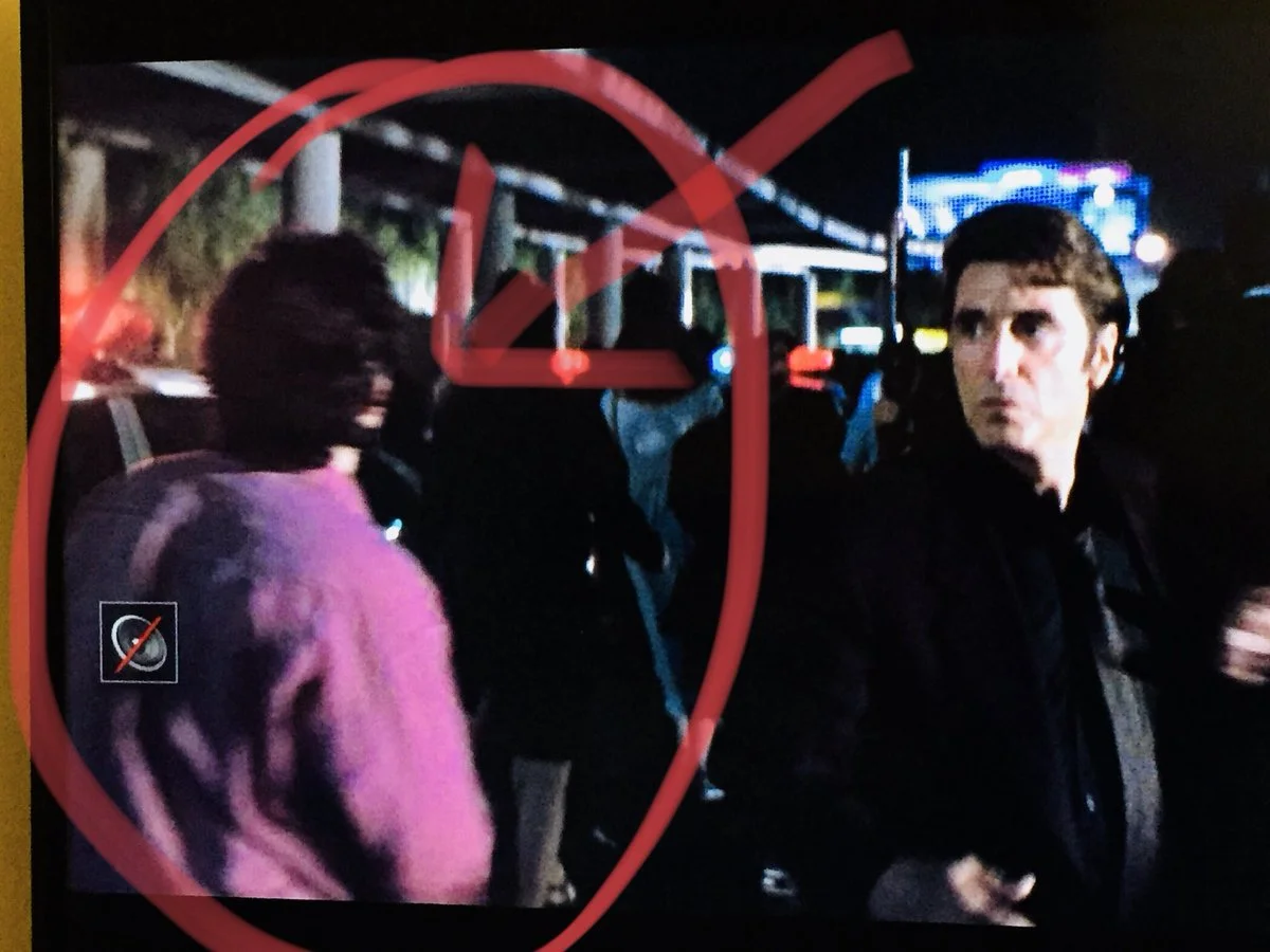 Justin Armao pictured on the left in freeze frame. 2:36:25 for those playing at home.