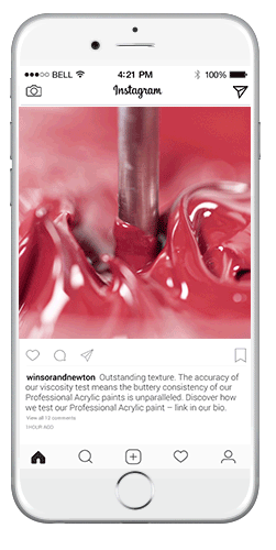 Facebook and Instagram posts
