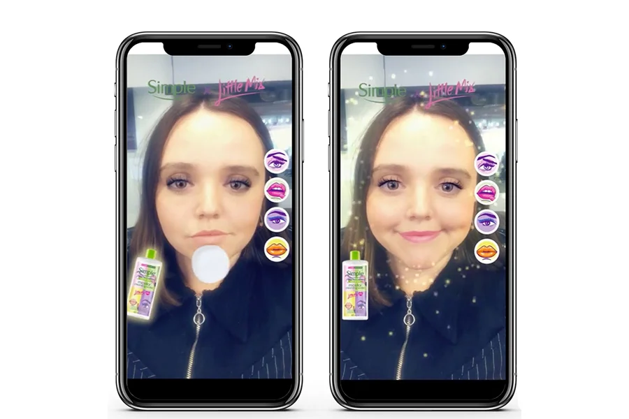 Collaboration with Snapchat to create unique lens