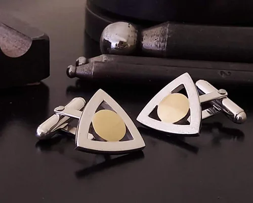 The Golden Centered One Cufflinks