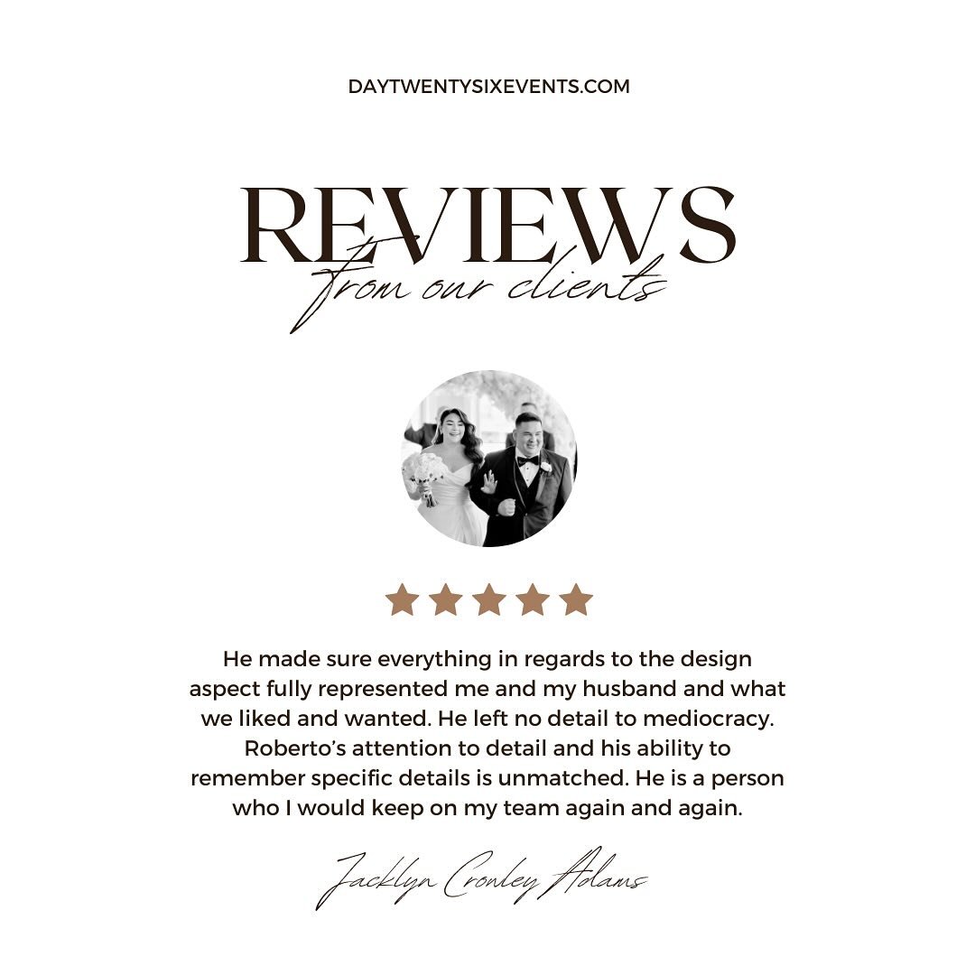 Don&rsquo;t just take our word for it - hear from the couples who trusted us with their big day! 💍✨ Their stories of love, joy, and unforgettable moments are the true reflection of our passion for creating magical weddings. #clientlove #weddingbliss