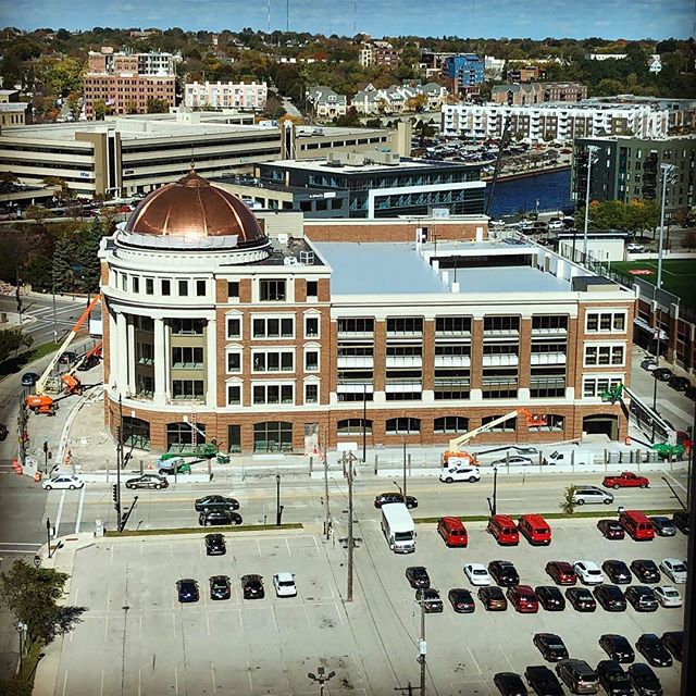 The new downtown headquarters for Hammes Company is nearing completion. #development #realestate #milwaukee #noelrea