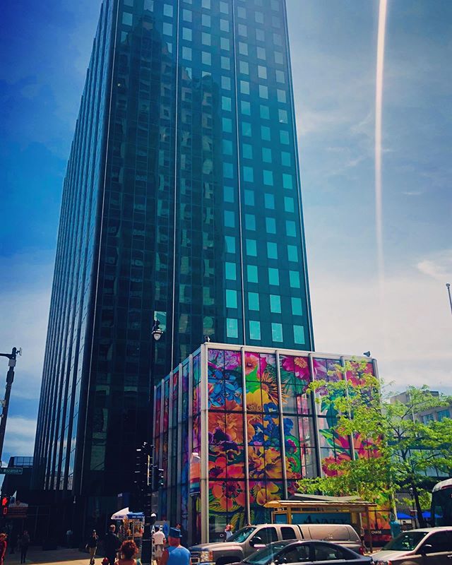 Chase Tower is all dressed up for @sculpturemke.  #realestate #commercialrealestate #retail #office #milwaukee #noelrea #riverwalk #wisconsinave #art #chasetowermke