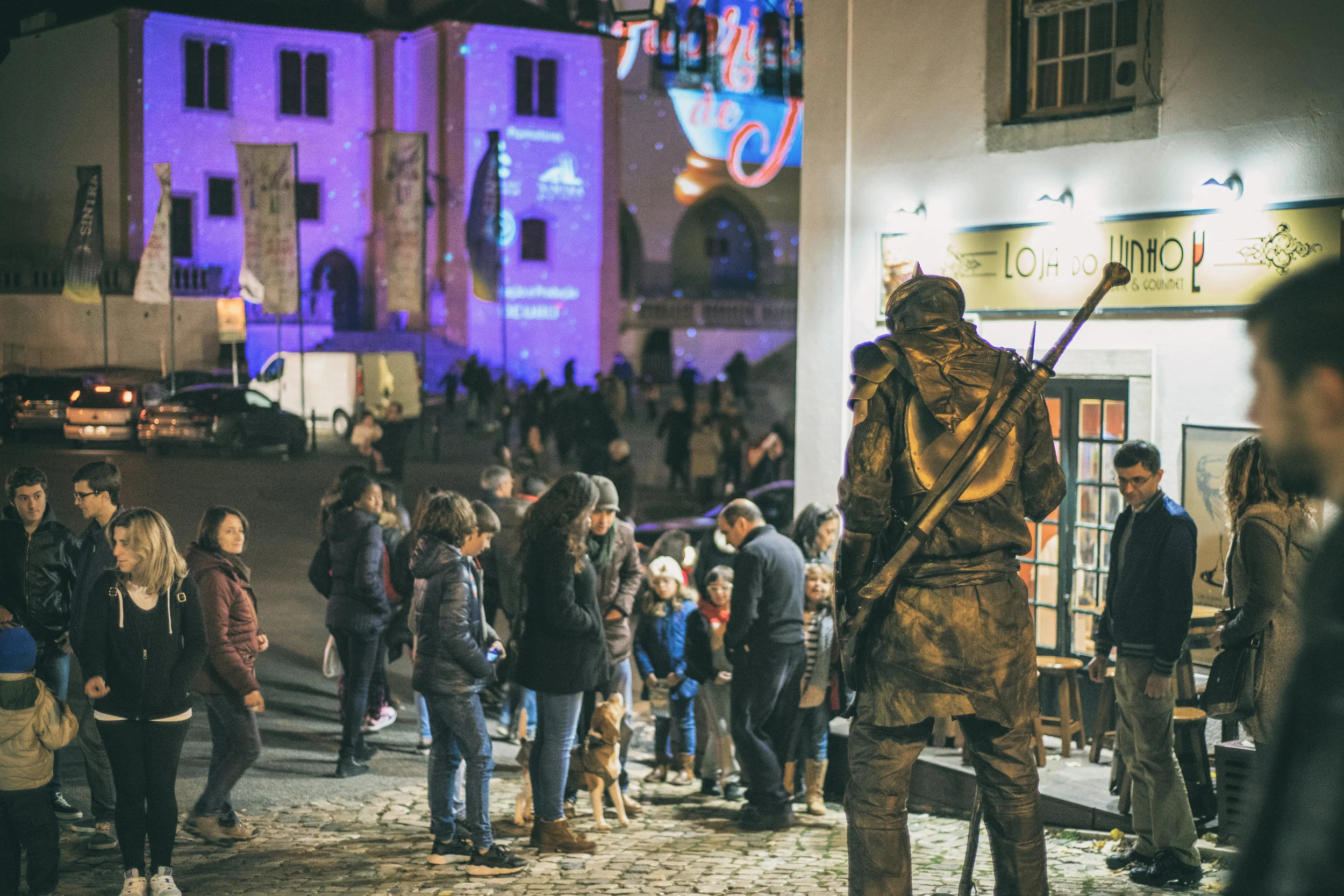 Sintra at night