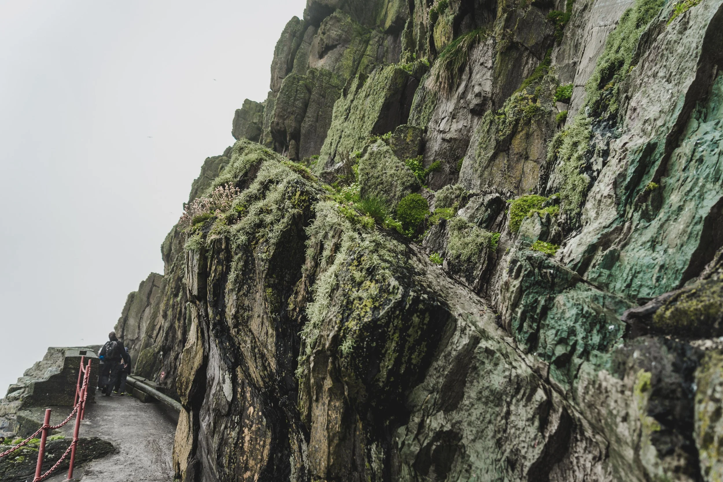 Skellig Michael pathway from the pier