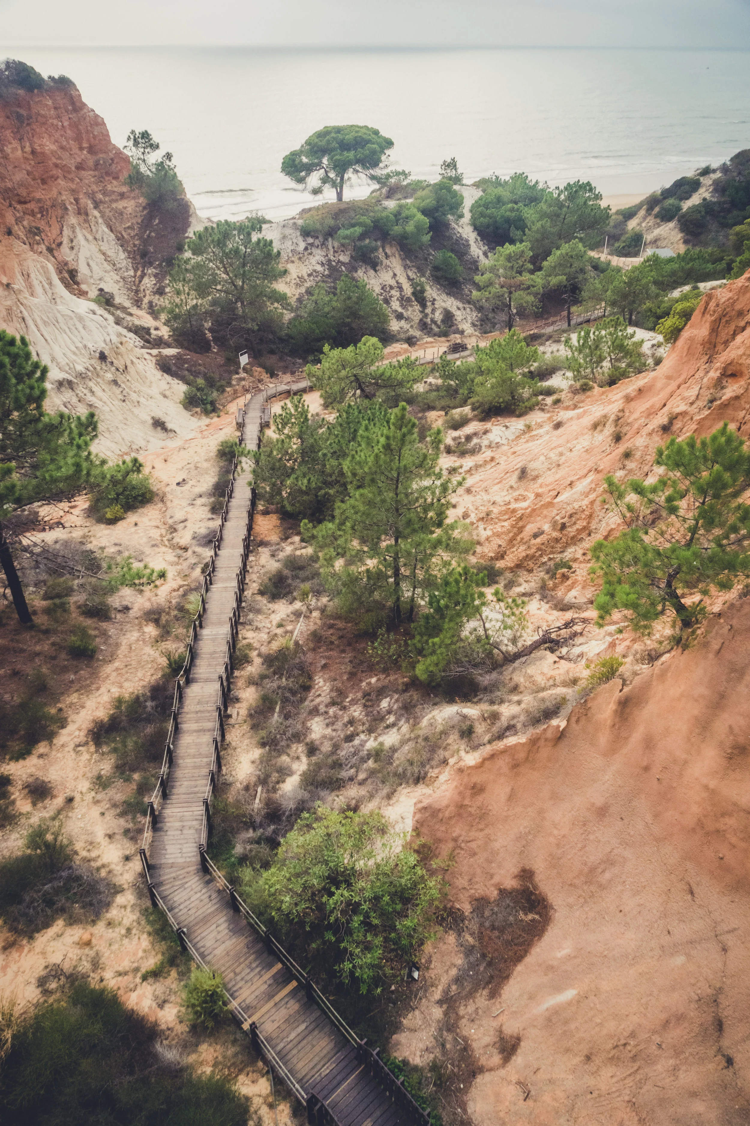 boardwalk to Oine Cliffs Resort.JPG