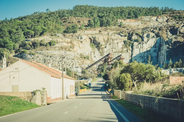 Driving through Monchique