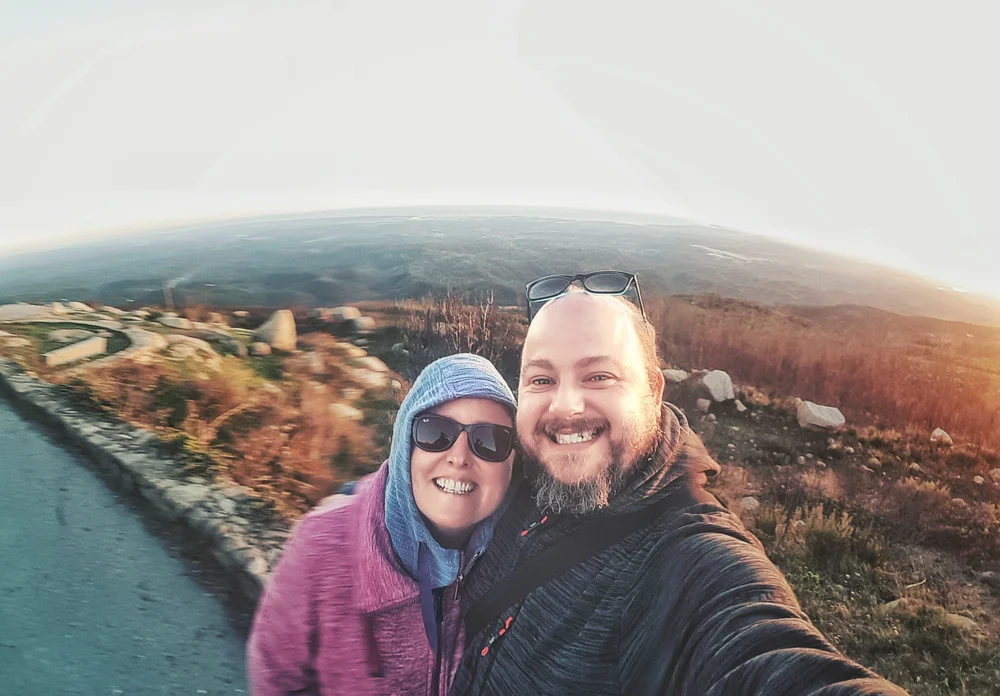 Selfie at the top of Fóia