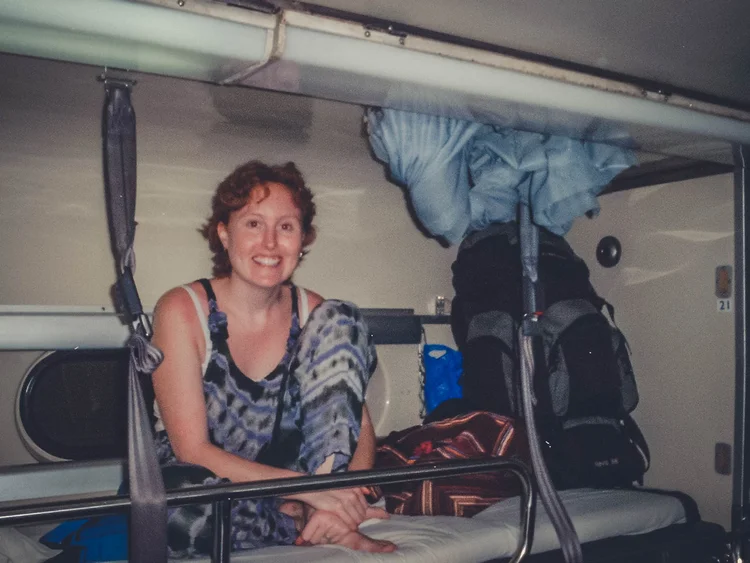 Overnight train journey in Thailand