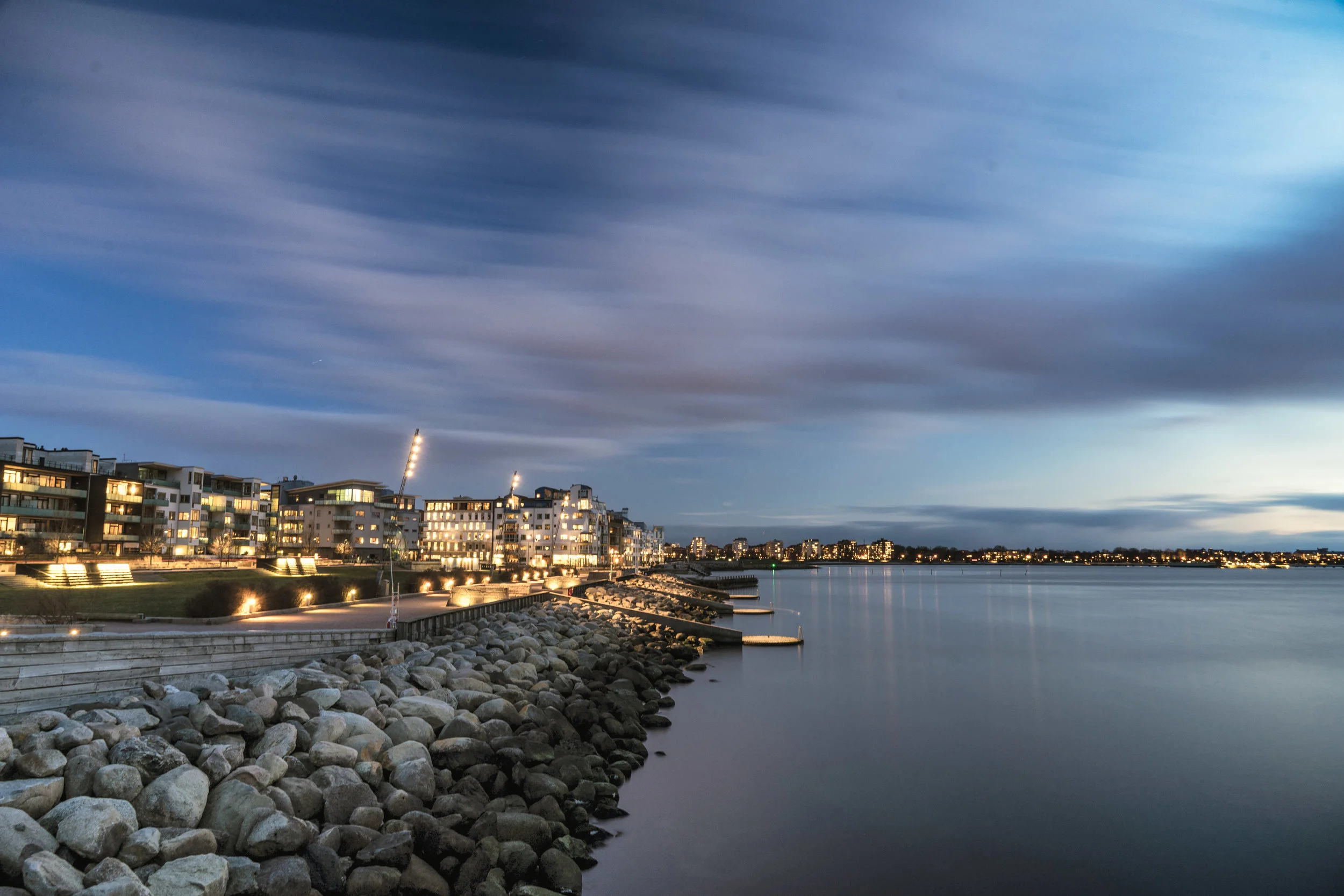 Malmö from the water