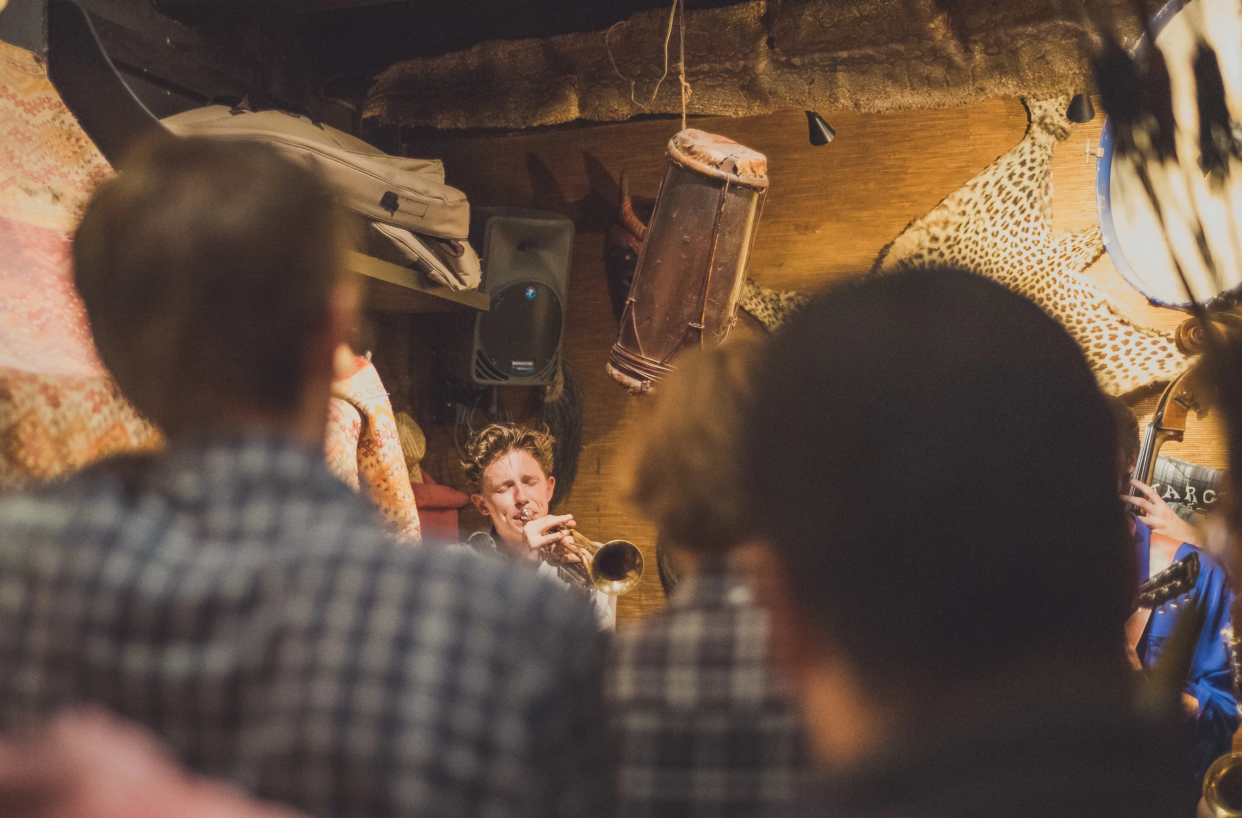 copenhagen. denmark. travel. adventure. europe. scandinavia. history. travelblog. classic view of the city. nyhavn. blowing his horn. jazz fun times.jpg