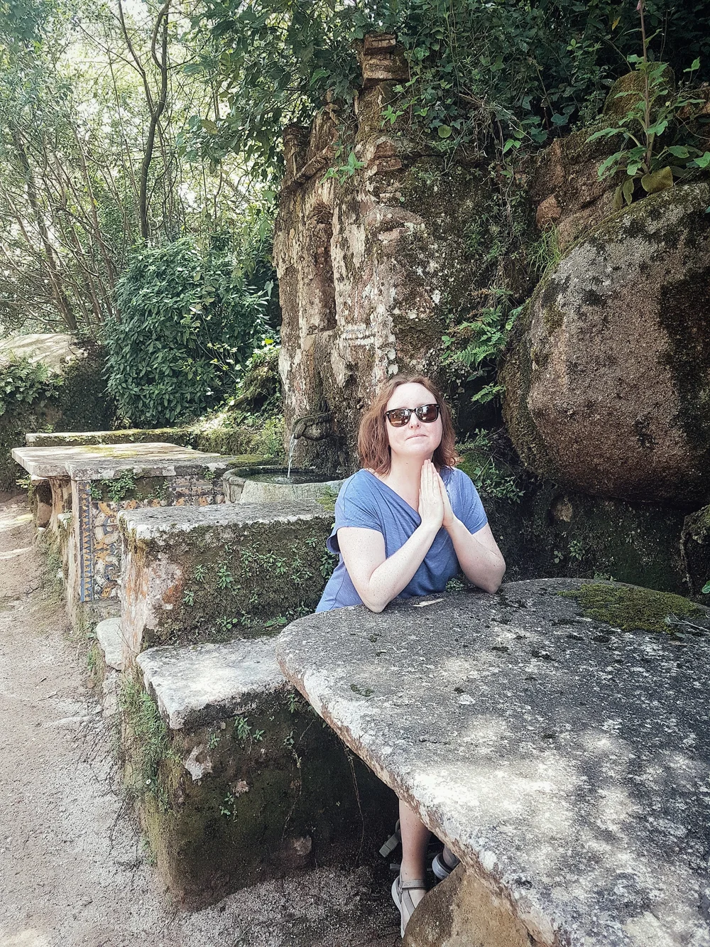 Portugal. Travel. Sintra. Sunshine. Hotel. History. view. room with a view. pena palace.  palace. town. old town. having a pray.jpeg