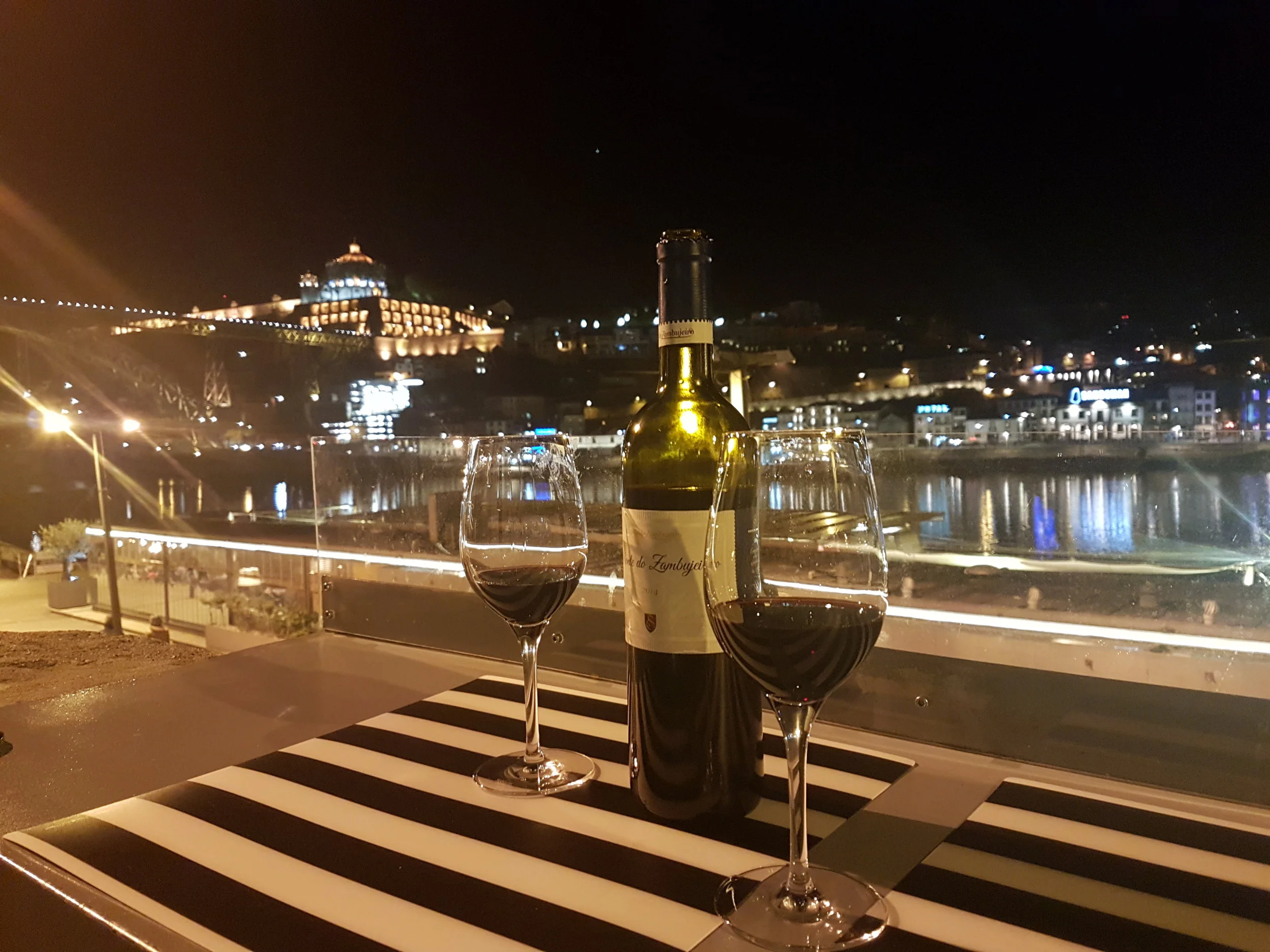 Wine with a view in Porto