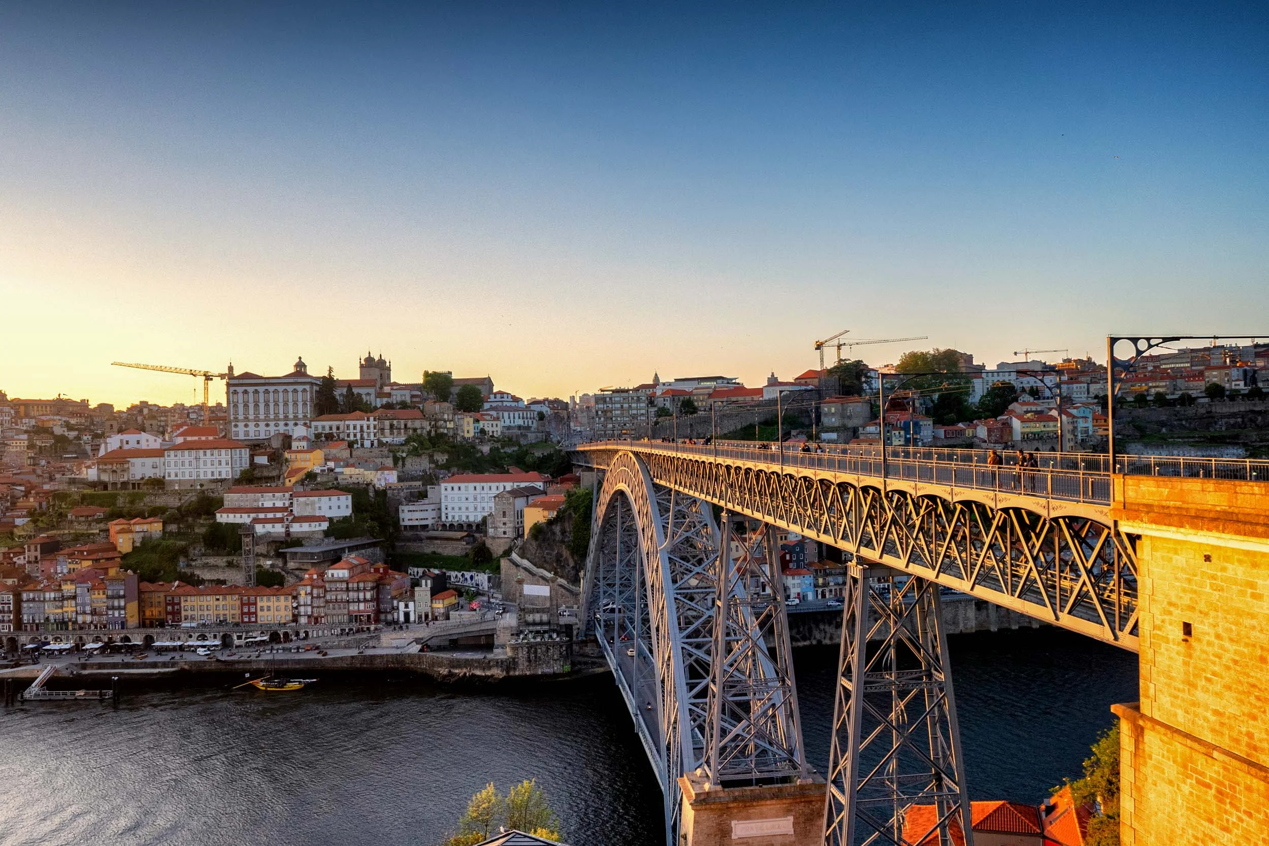 Sunset over Porto
