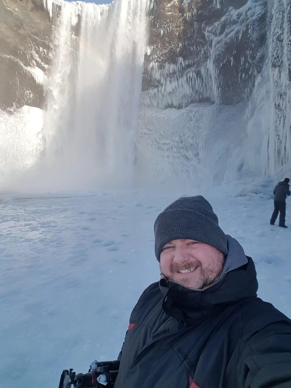 Skógafoss Iceland winter