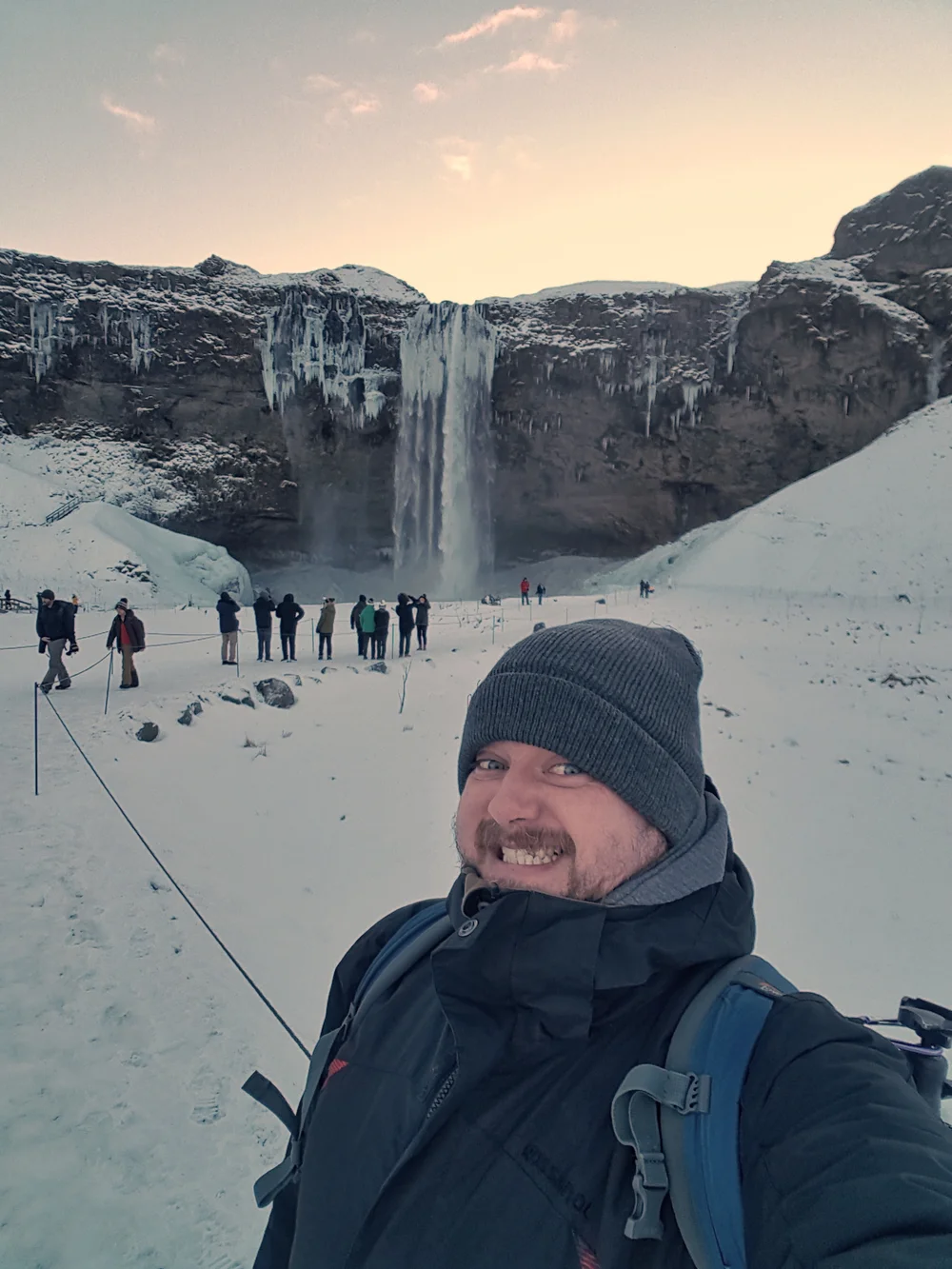 Seljalandsfoss Iceland winter