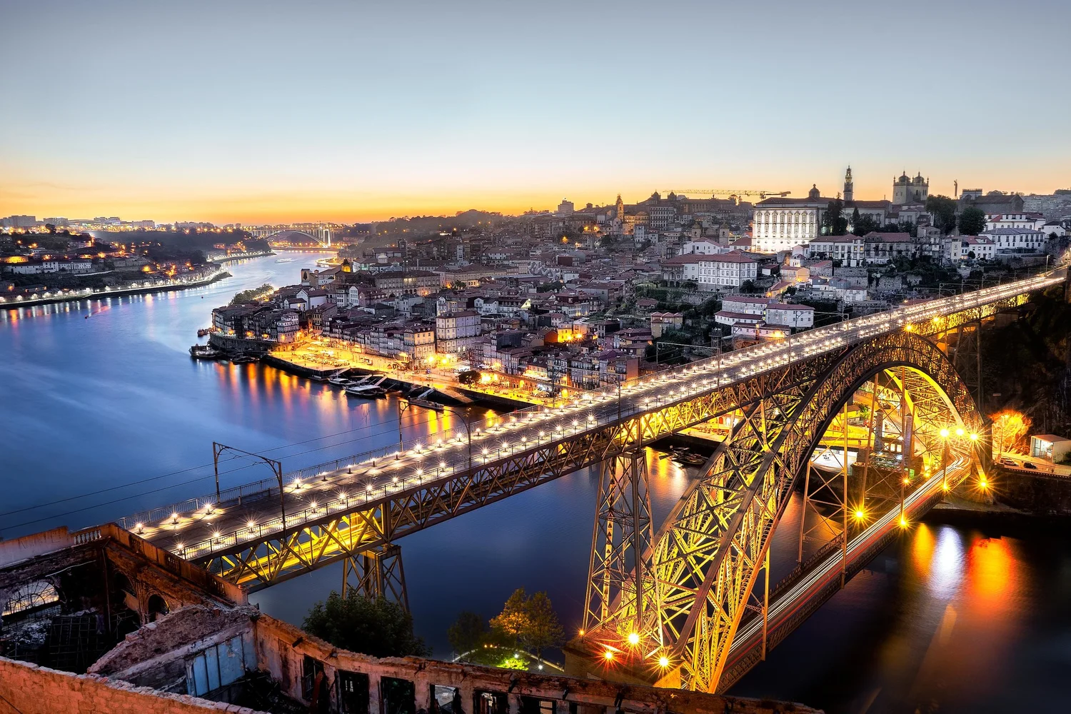 Sunset over Ponte Luís I
