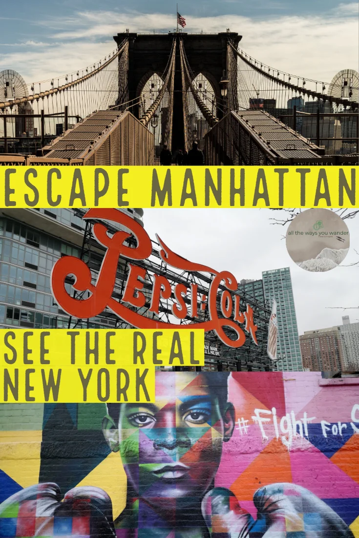 Escape Manhattan and explore Queens and Brooklyn. Find hidden gems and taste the flavours of New York's diverse neighbourhoods | all the ways you wander  #newyork #queens #brooklyn #traveltips 