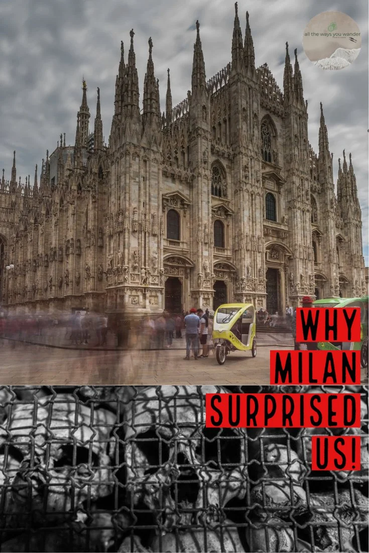 Wander with us through Milan's majestic streets dominated by beautiful architecture both ancient and modern and find out why Milan surprised us #travelideas #italy #milan #europe