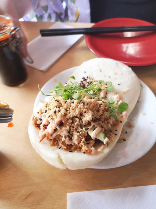 Bao bun at Lucky Tortoise