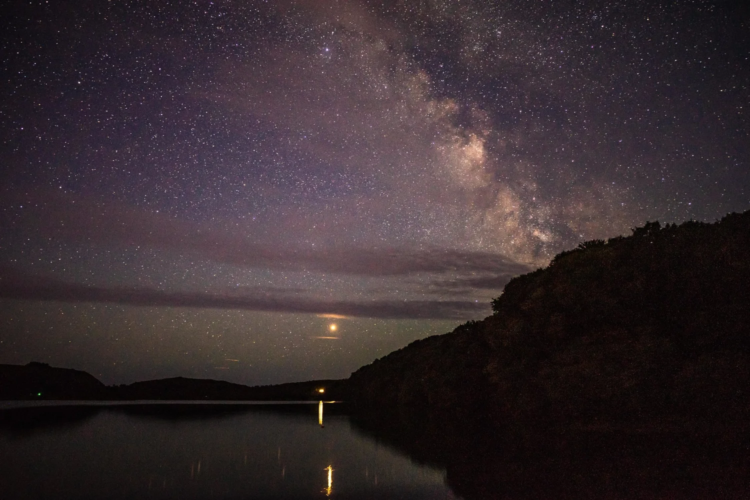 Milky Way over Lough Hyne