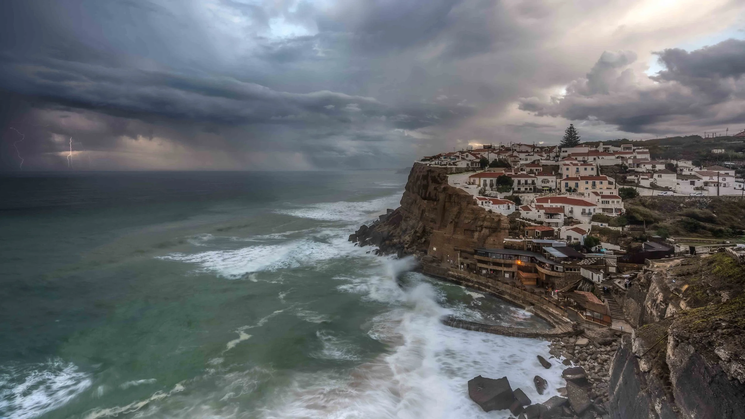 Lightning storm at Azenhas do Mar
